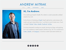 Tablet Screenshot of andrewmitrak.com